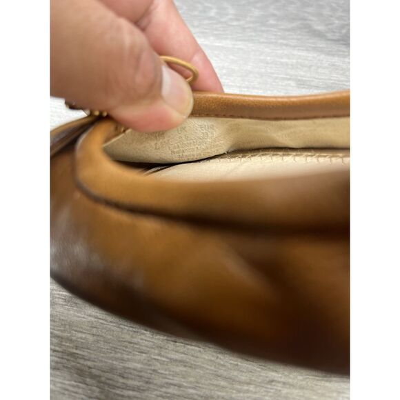 Sam Edelman Felicia Brown Leather Bow Classic Ballet Flats Women Sz 7.5M US/38.5 - Picture 7 of 16